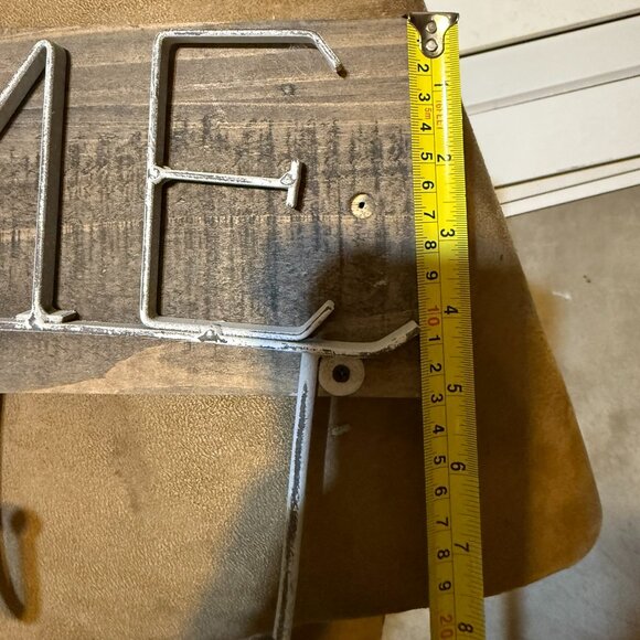 Home 4 Hook wall hanging sign - Picture 3 of 3
